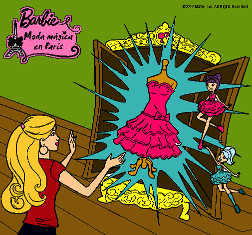 El vestido mágico de Barbie