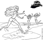 Dibujo Barbie de regreso a la playa pintado por mdgrr