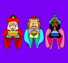 Dibujo Los Reyes Magos 4 pintado por isaac-molon