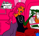 Dibujo Barbie llega a París pintado por ud6tfy