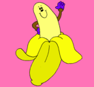 Dibujo Banana pintado por valeria04