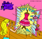 Dibujo El vestido mágico de Barbie pintado por jennifer11