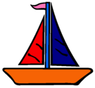 Dibujo Barco velero pintado por RRRR