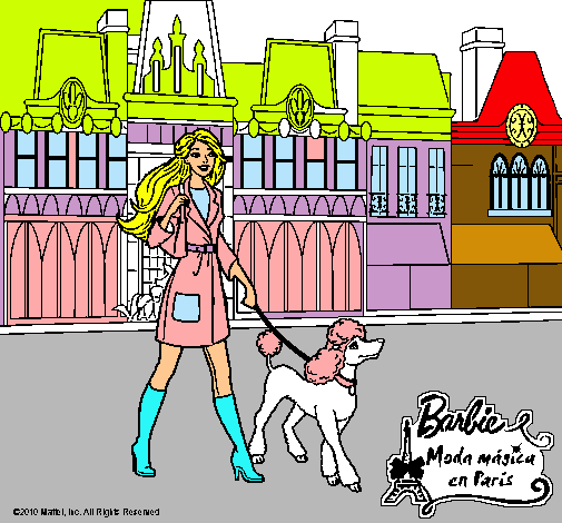 Barbie y su perrita