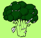 Dibujo Brócoli pintado por 2520