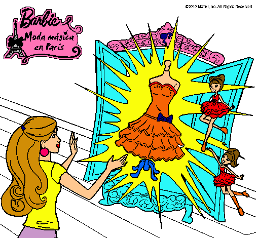 El vestido mágico de Barbie