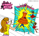 Dibujo El vestido mágico de Barbie pintado por nancyy