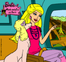 Dibujo Barbie llega a París pintado por andrea11
