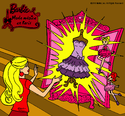 El vestido mágico de Barbie