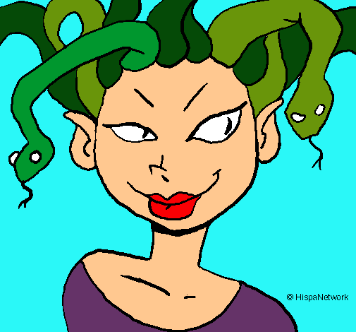 Mujer medusa