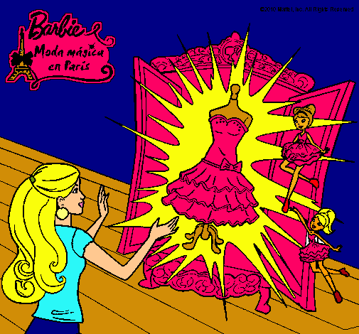 El vestido mágico de Barbie