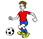 Dibujo Jugador de fútbol pintado por judit_pique