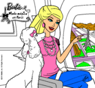Dibujo Barbie llega a París pintado por raisa