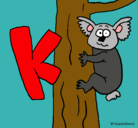 Dibujo Koala pintado por nene_18