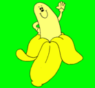 Dibujo Banana pintado por banana