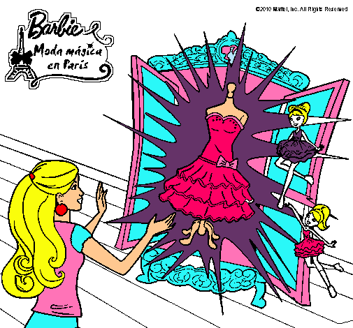 El vestido mágico de Barbie