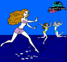 Dibujo Barbie de regreso a la playa pintado por ylenaarcevila