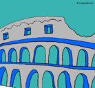 Dibujo Coliseo pintado por raaaaaaaaaaaaaa