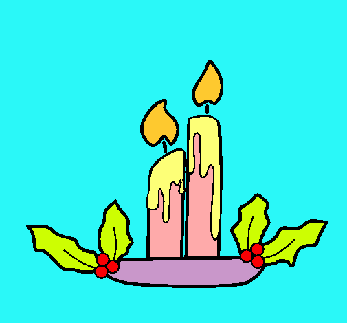 Velas de navidad