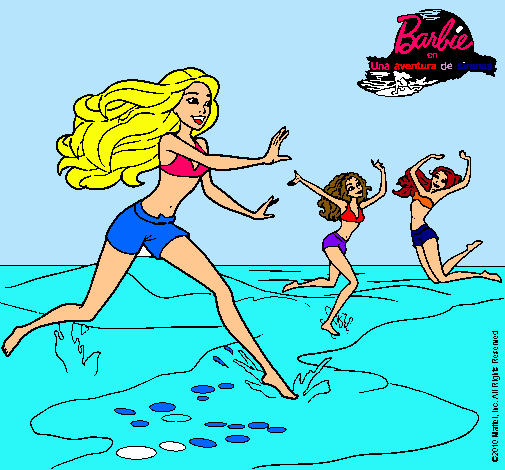 Barbie de regreso a la playa