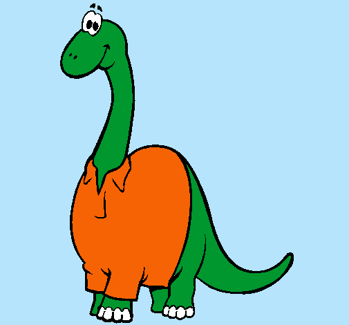 Diplodocus con camisa