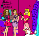 Dibujo Barbie de compras con sus amigas pintado por LOLA98