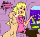 Dibujo Barbie llega a París pintado por eliany