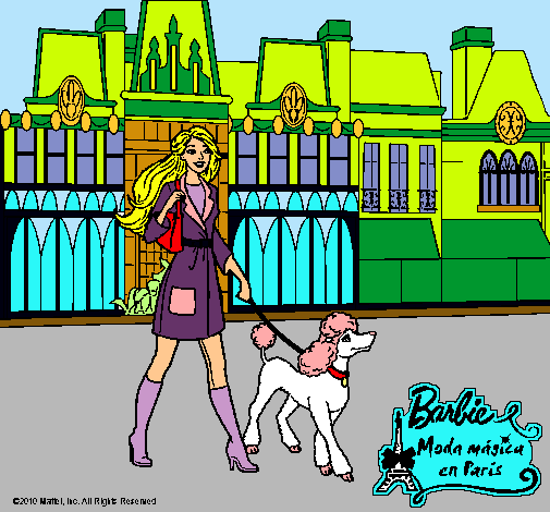 Barbie y su perrita