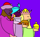 Dibujo Los Reyes Magos 3 pintado por kbhhygtdretrxw3