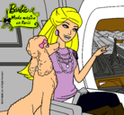 Dibujo Barbie llega a París pintado por ylenaarcevila