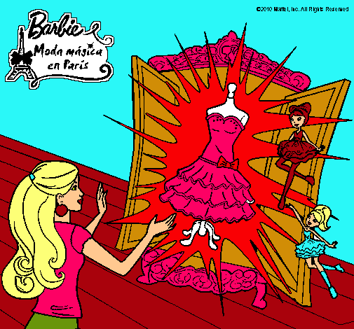 El vestido mágico de Barbie