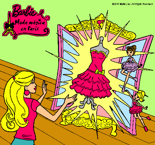 El vestido mágico de Barbie