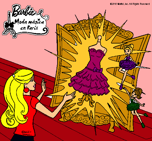 El vestido mágico de Barbie