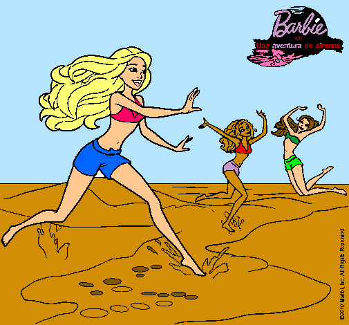 Barbie de regreso a la playa