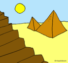 Dibujo Pirámides pintado por Miquiela