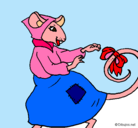 Dibujo La ratita presumida 7 pintado por lizzie