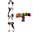 Dibujo Madagascar 2 Pingüinos pintado por adrian22222