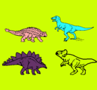Dibujo Dinosaurios de tierra pintado por 1357