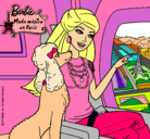 Dibujo Barbie llega a París pintado por MVARTYUYUE