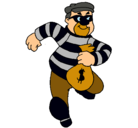 Dibujo Ladrón pintado por Criminal