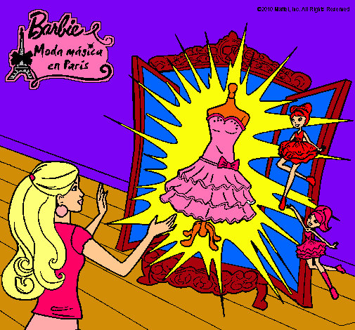 El vestido mágico de Barbie