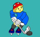 Dibujo Niño jugando a hockey pintado por Fabisoteh
