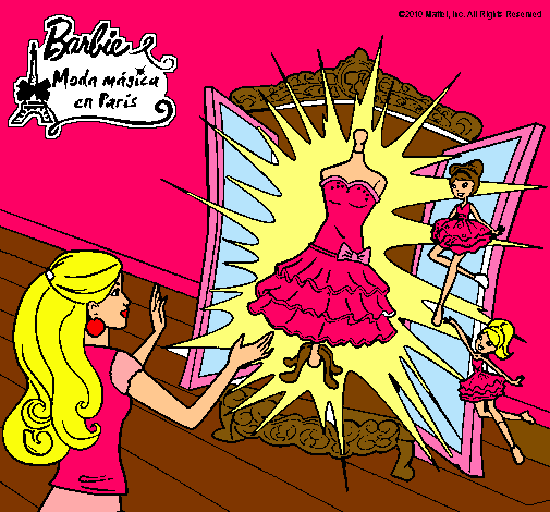 El vestido mágico de Barbie