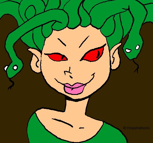 Mujer medusa