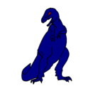 Dibujo Tiranosaurios rex pintado por jojojo 