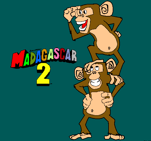 Madagascar 2 Manson y Phil