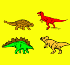 Dibujo Dinosaurios de tierra pintado por ALE2004