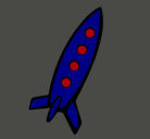 Dibujo Cohete II pintado por ERICK