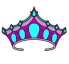 Dibujo Tiara pintado por amor 