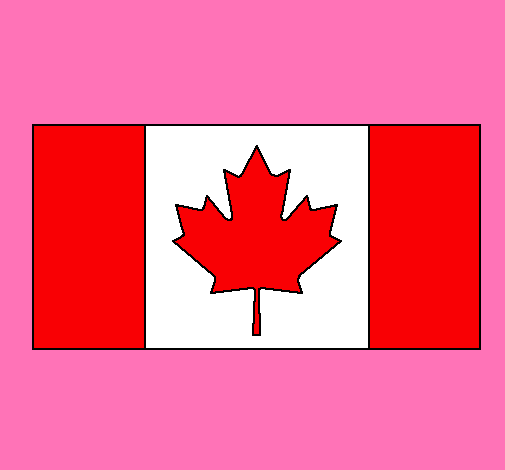 Dibujo Canadá pintado por cc10